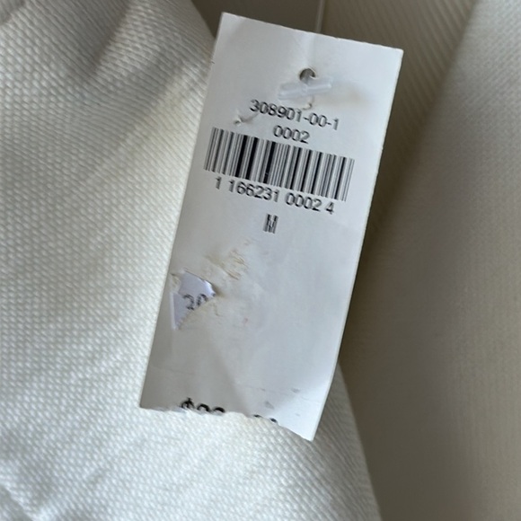 NWT Banana Republic long ivory brown leather size medium western Lined - Picture 4 of 13